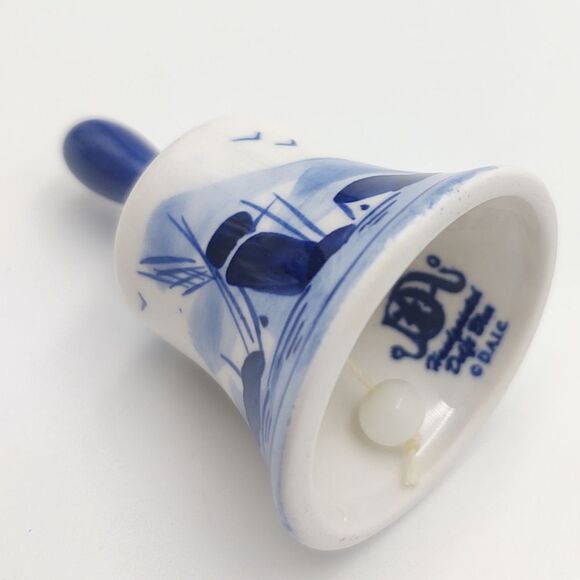 Vintage Mini Royal Delft Windmill Bell - Picture 7 of 10